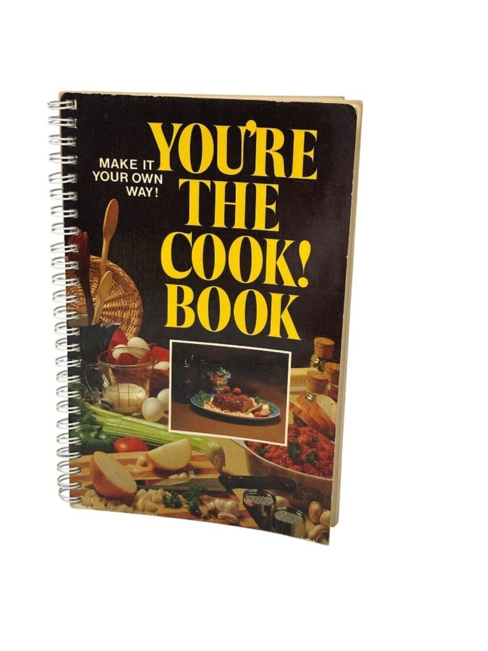 Youre the Cook Book 1978 Henco Spiral Bound Vintage Cookbook Budget Recipes